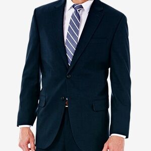 J.M. Haggar Men's Dark Navy Premium Stretch Suit Jacket 50L NEW $220 HZ00182